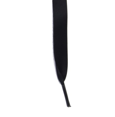 Skosnöre satin svart 110cm lång
