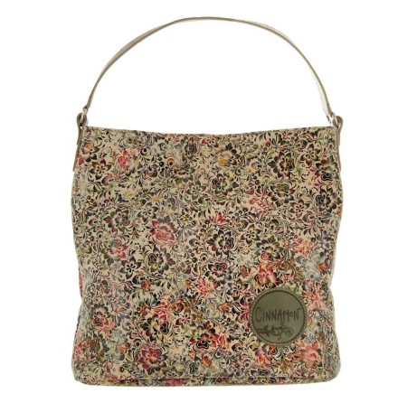 Stor skinnv�ska blommig 211 med blommigt foder