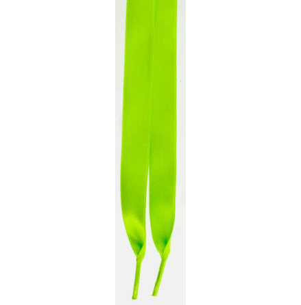 Skosnöre satin limegrön 110cm lång