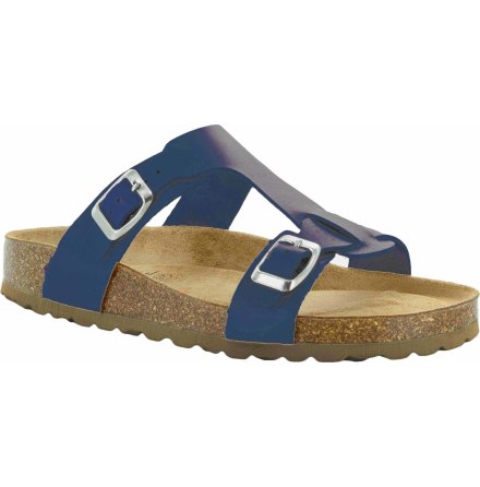 Jill kornblå "bio"sandal med reglerbara spännen