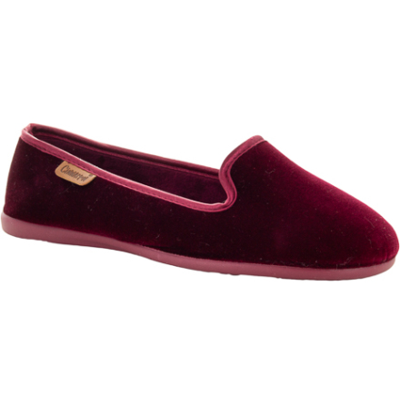 Emmy rd sammetstoffel loafermodell