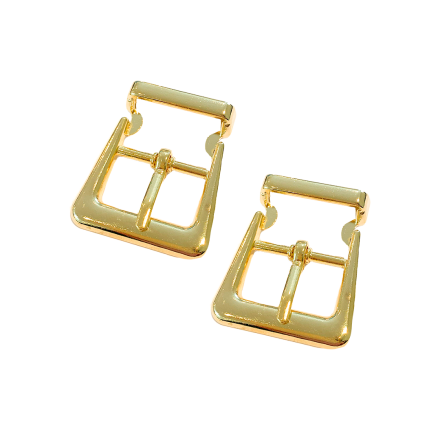 Sp�nnen rektangul�r guld 30/19mm