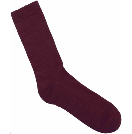 Ullsocka kotex aubergine