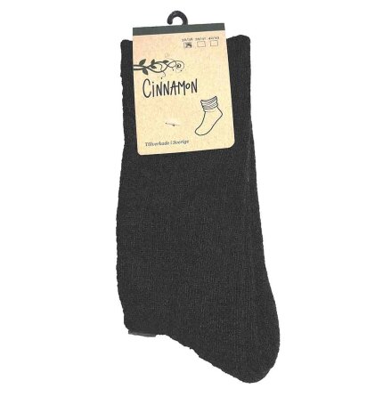 Ullsocka kotex svart