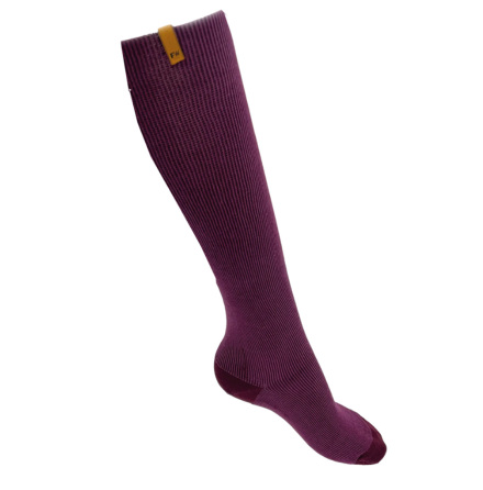 Stdstrumpa bomull Burgundy