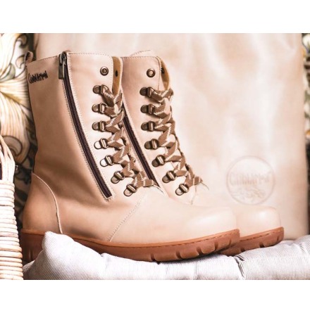 Skosn�ren diagonalrandig brunbeige