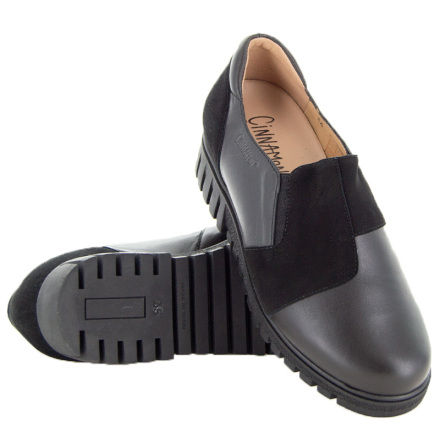 Signe svart  - skinnskor f�r dam