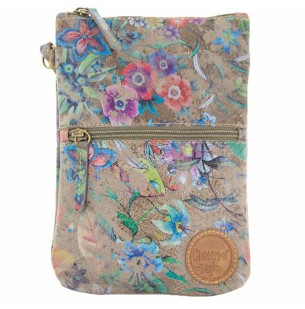 Citybag blommig 262 brun