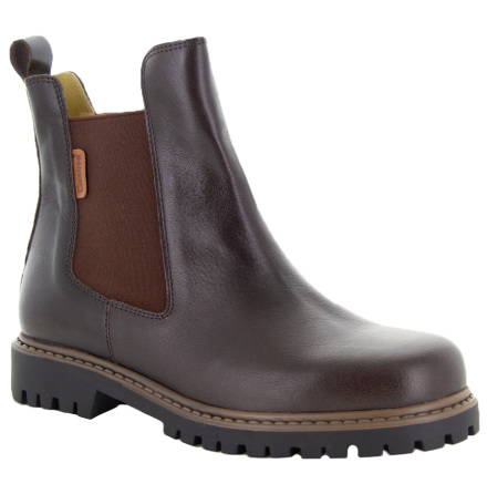 Marion m�rkbrun - fotv�nlig, bred k�nga med res�rer i chelseaboot modell. 