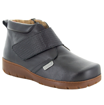 Pim svart 262 - extra extra bred skinnk�nga med kardborre